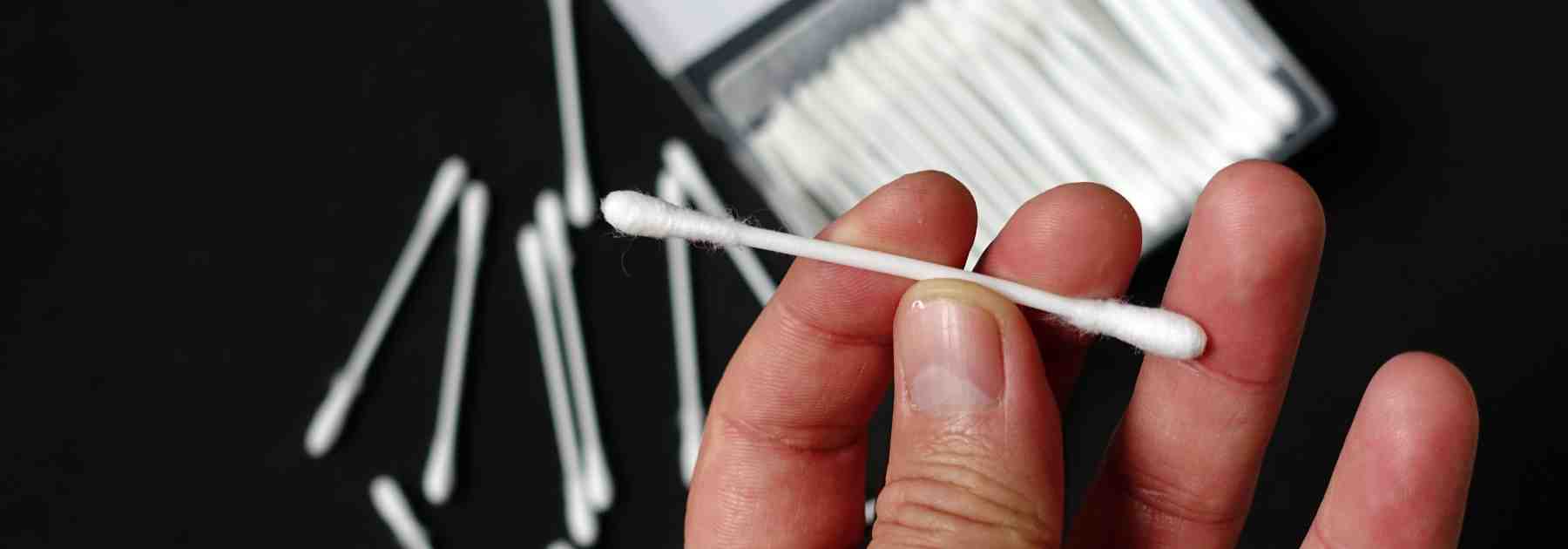 Don't clean a blocked ear with cotton buds.