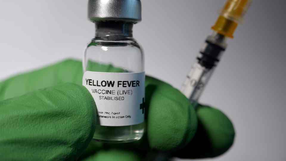 Yellow fever jab in London