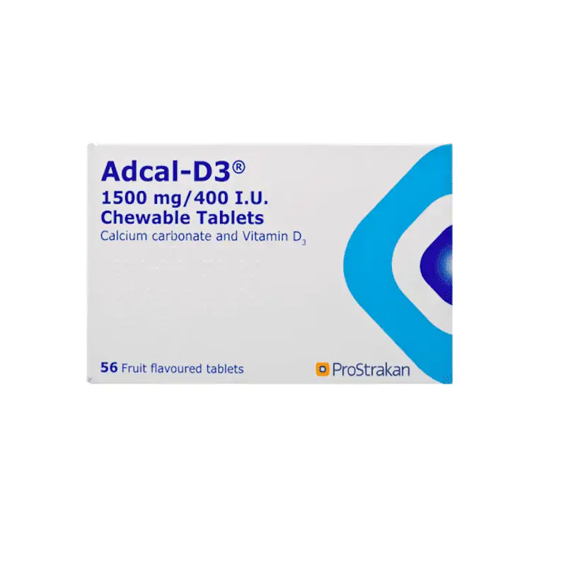 Adcal-D3 Fruit flavoured 56 Chewable Tablets