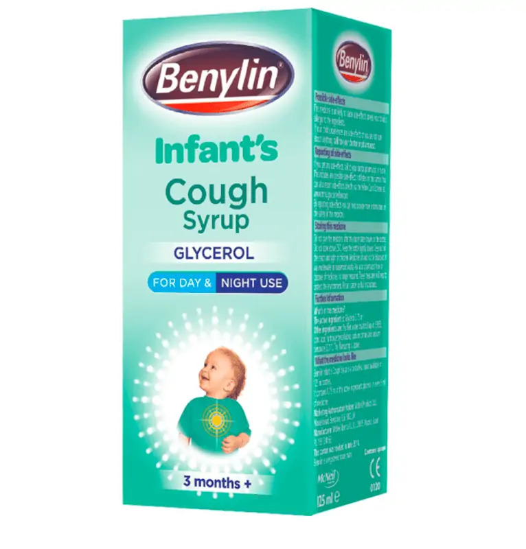 Benylin Infant’s Cough Syrup Glycerol 3 Months + 125ml