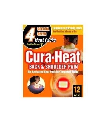 Cura-Heat Back & Shoulder Pain – 4 Patches