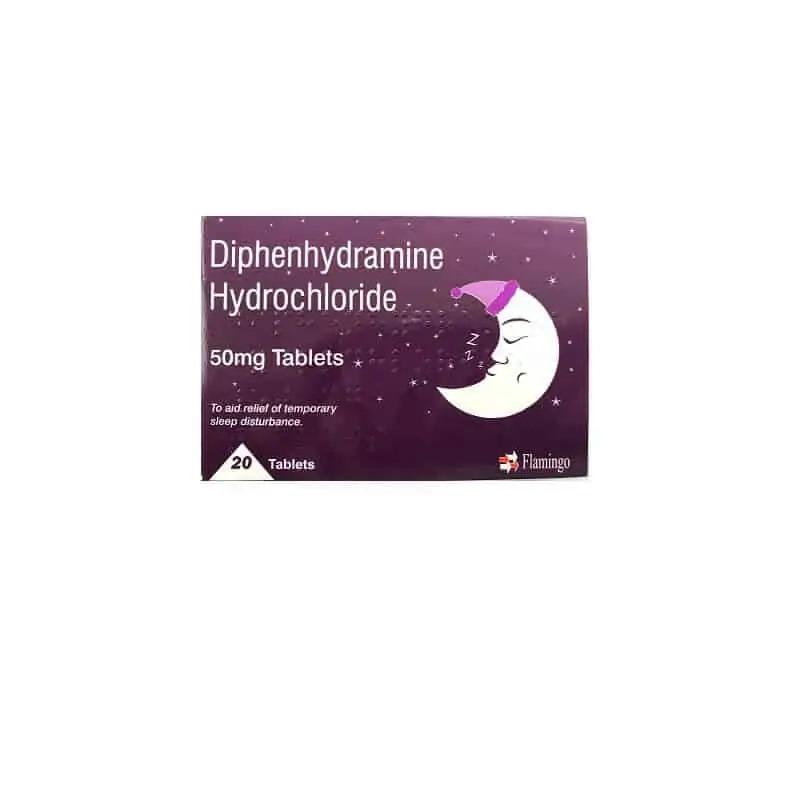 Diphenhydramine 50mg Tablets 20 Tablets (Same as Nytol One a Night)