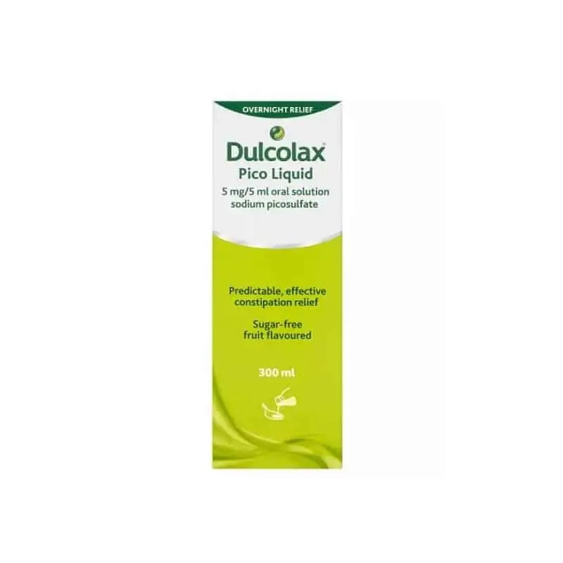 Dulcolax Pico Liquid Laxative (Sodium Picosulfate) 5mg/5ml Oral Solution – 300ml