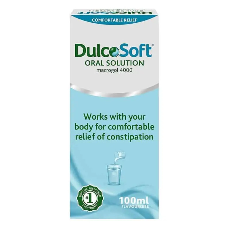 DulcoSoft Liquid – Oral Laxative for Comfortable Relief From Constipation – 100 ml
