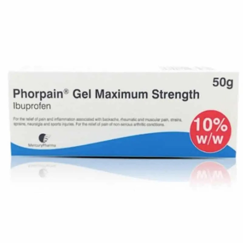 Ibuprofen 10% Gel Maximum strength- 100g