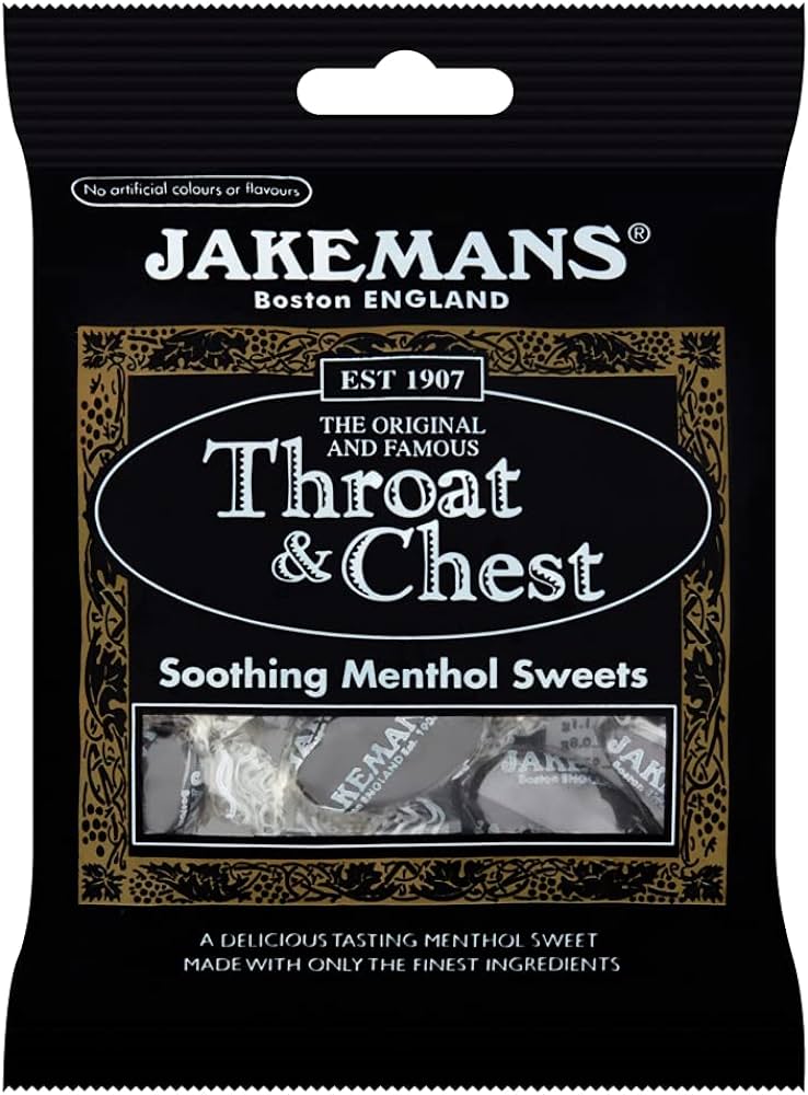 Jakemans Throat & Chest Sweets – 100g