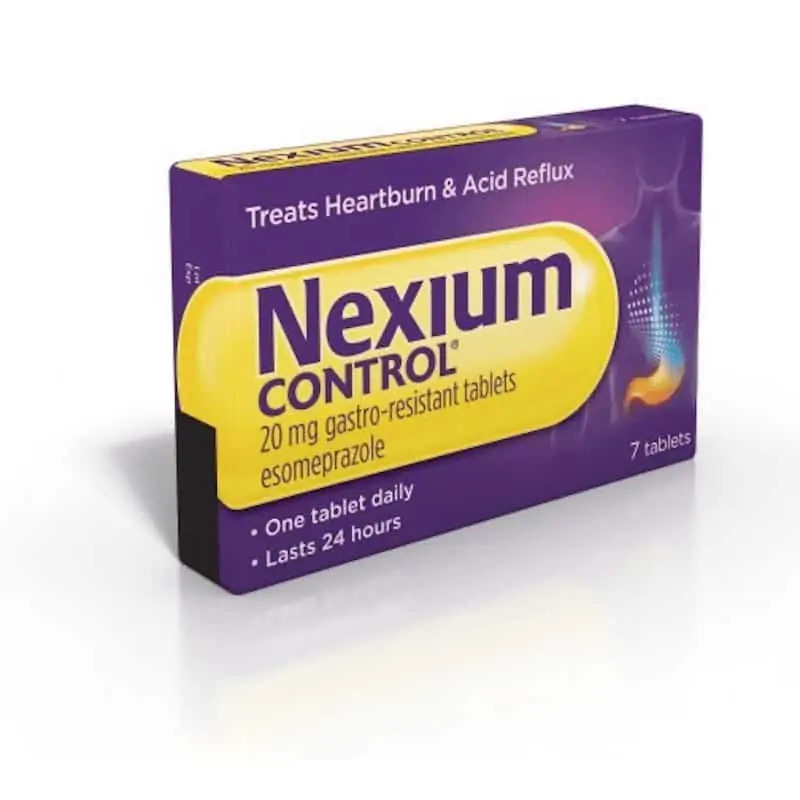 Nexium Control For Heartburn And Acid Reflux 20mg – 7 Tablets