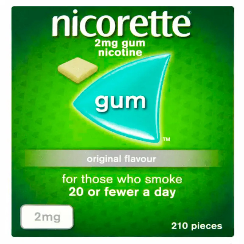 Nicorette Original Gum 2mg 210s