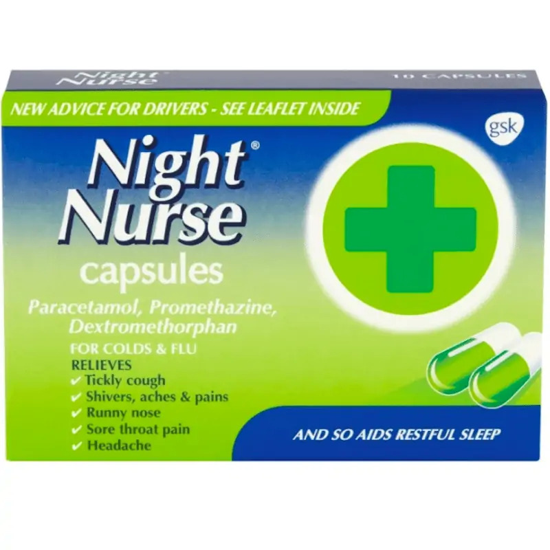 Night Nurse Capsules 10 Capsules