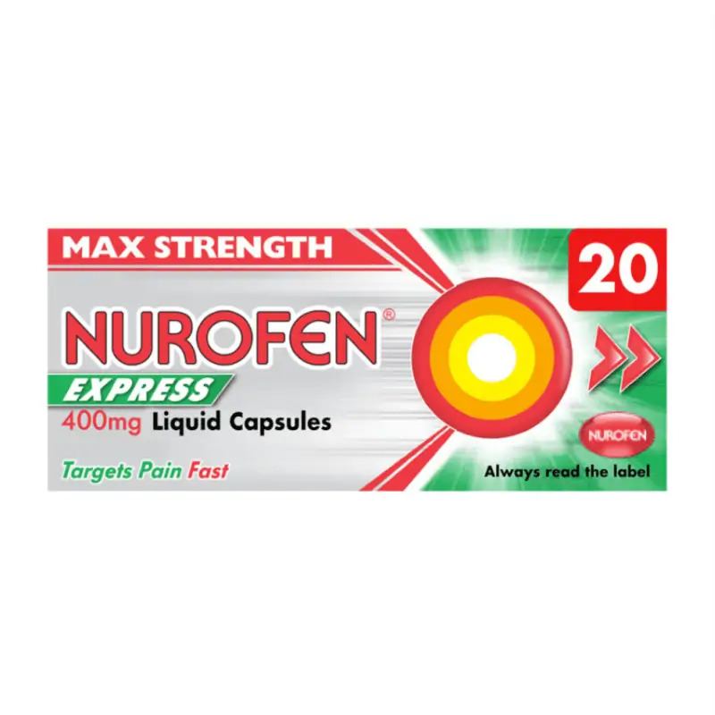 Nurofen Express 400mg 20 Liquid Capsules