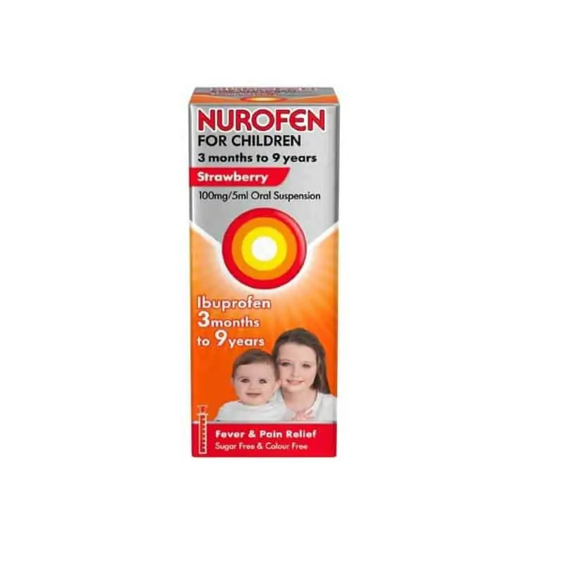 Nurofen for Children 3 Months to 9 Years Strawberry 100ml