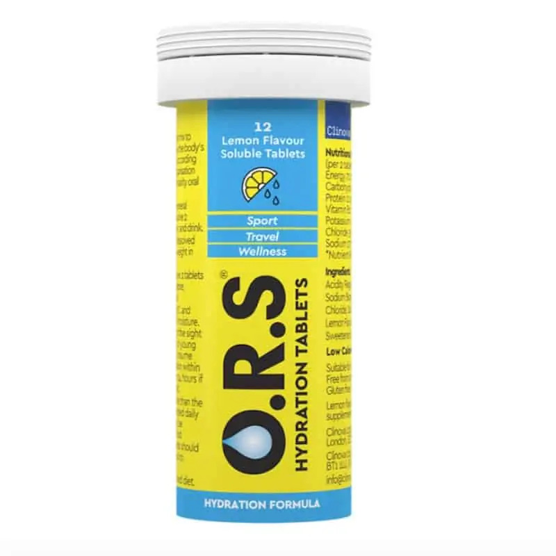 ORS Rehydration Salts Lemon – 12 Tablets