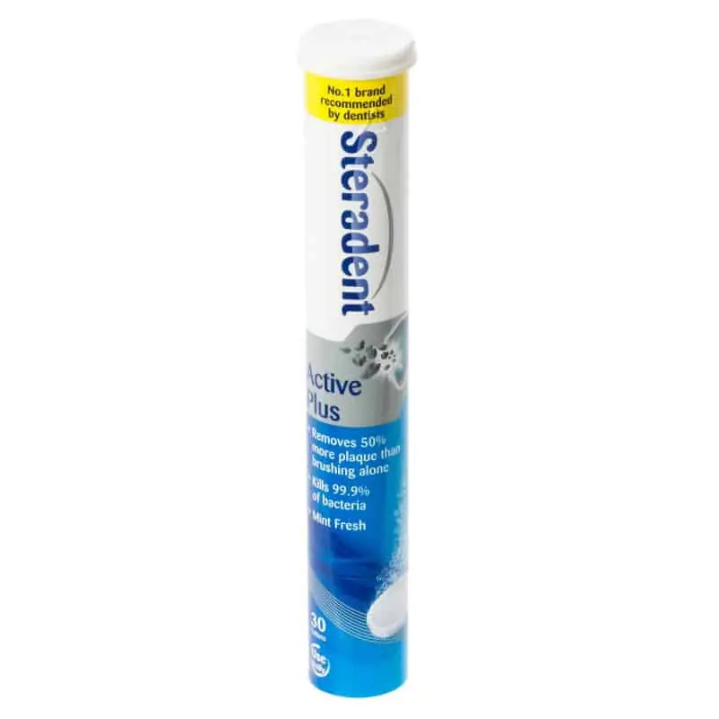 Steradent Active Plus – 30 Tablets – Pharmacy Service