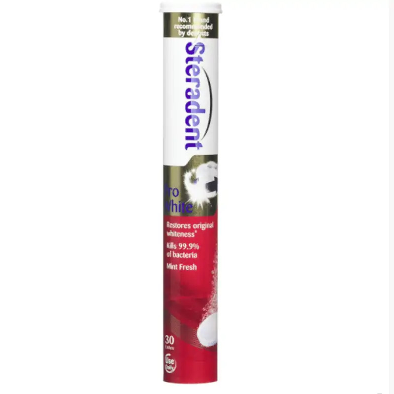 Steradent Pro White – 30 Tablets
