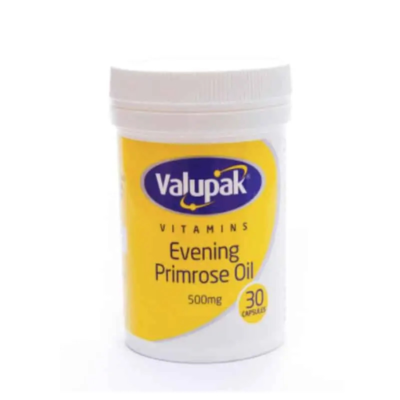 Valupak Evening Primrose Oil Capsules 500mg – Pack Of 30