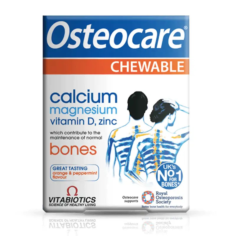 Vitabiotics Osteocare Chewable – 30 Tablets
